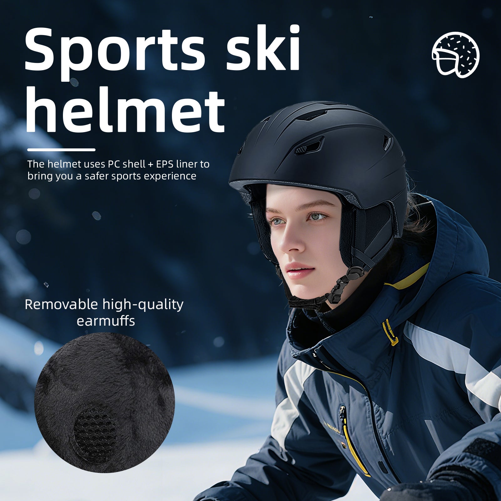 All-Terrain Pro Sports Ski Helmet - Hyper living