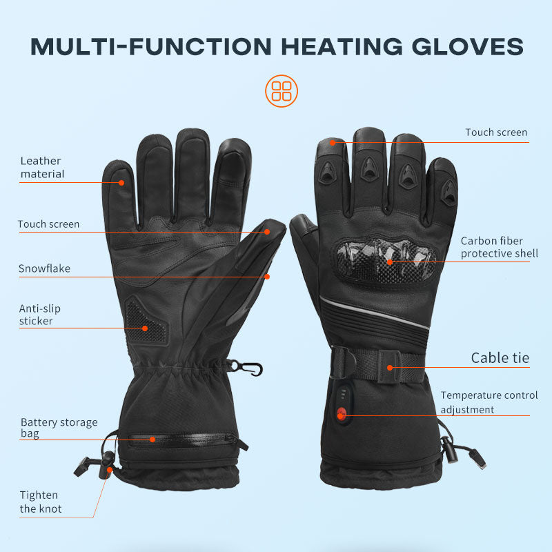 Heated Motorcycle Gloves – Waterproof &amp; Touchscreen - Hyper living