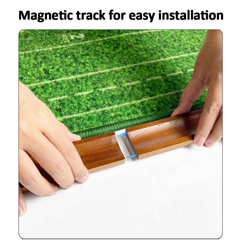 Hyper-Smart Golf Putting Trainer – Automatic Ball Return + Magnetic Track for Easy Setup - Hyper living