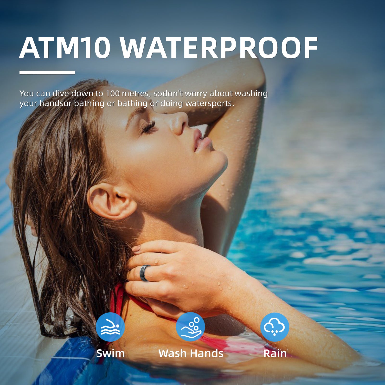 R08 Smart Ring – Touch & Gesture Control, Waterproof, Fast Charging - Hyper living