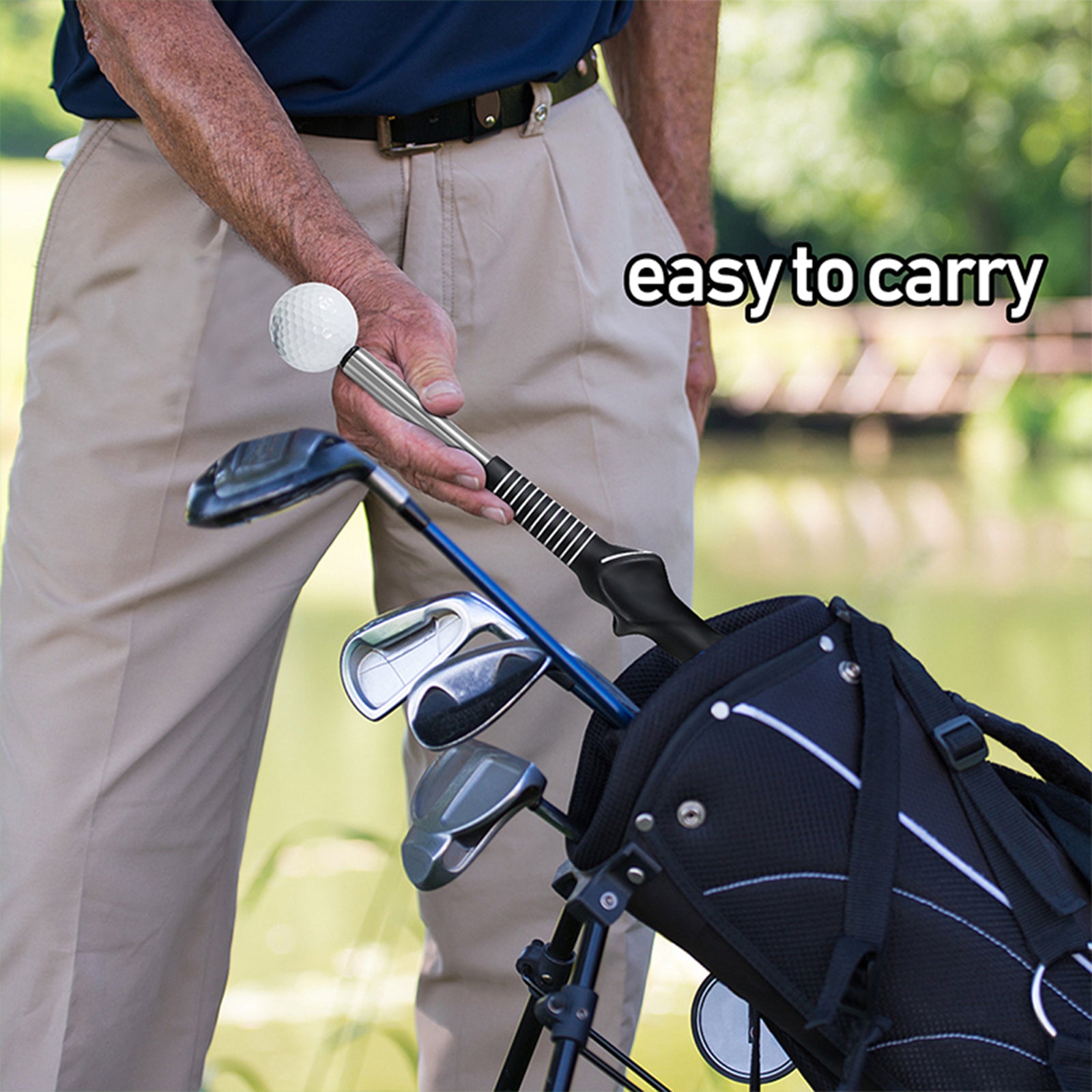 Hyper-Golf Swing Trainer - Adjustable Practice Club with Sound Feedback - Hyper living