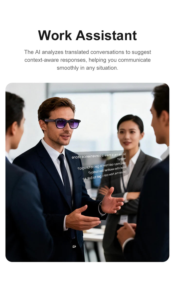 8MP AI Smart Glasses – Hands-Free Recording - Hyper living