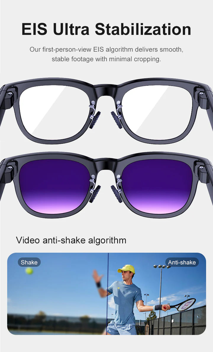 8MP AI Smart Glasses – Hands-Free Recording - Hyper living