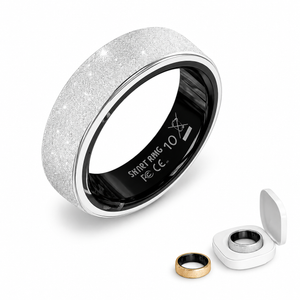 SoulSync Couple Smart Ring – Tap to Send Love, Monitor Health & Share Every Heartbeat - Hyper living