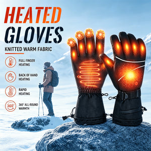 Heated Gloves – 7.4V Rechargeable, Waterproof, Touchscreen - Hyper living