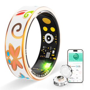 Vintage Smart Ring – Track Sleep, Steps & Heart Rate