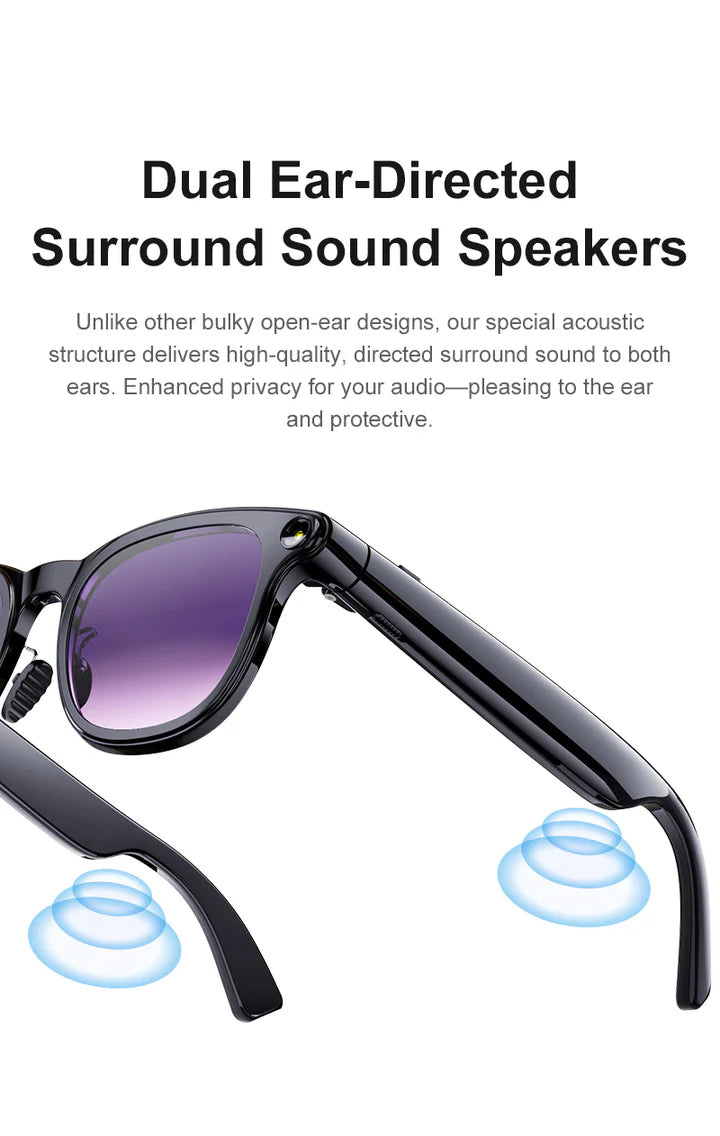 8MP AI Smart Glasses – Hands-Free Recording - Hyper living