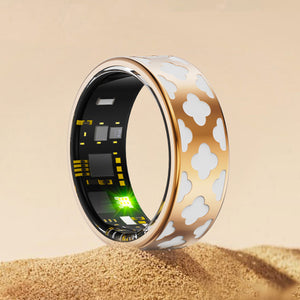 Enchanted Enamel Smart Ring | 24/7 Lifestyle Companion – Where Art Meets Cutting-Edge Tech - Hyper living