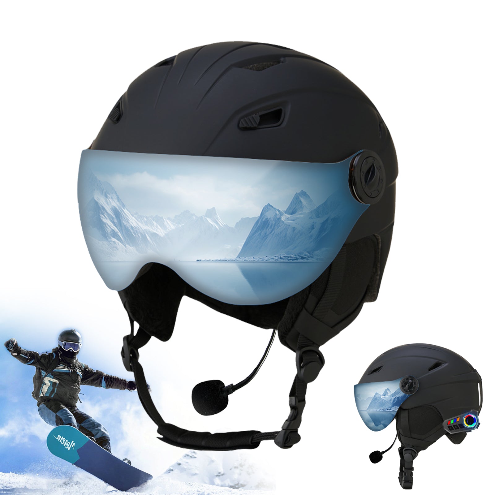 All-Terrain Pro Sports Ski Helmet - Hyper living