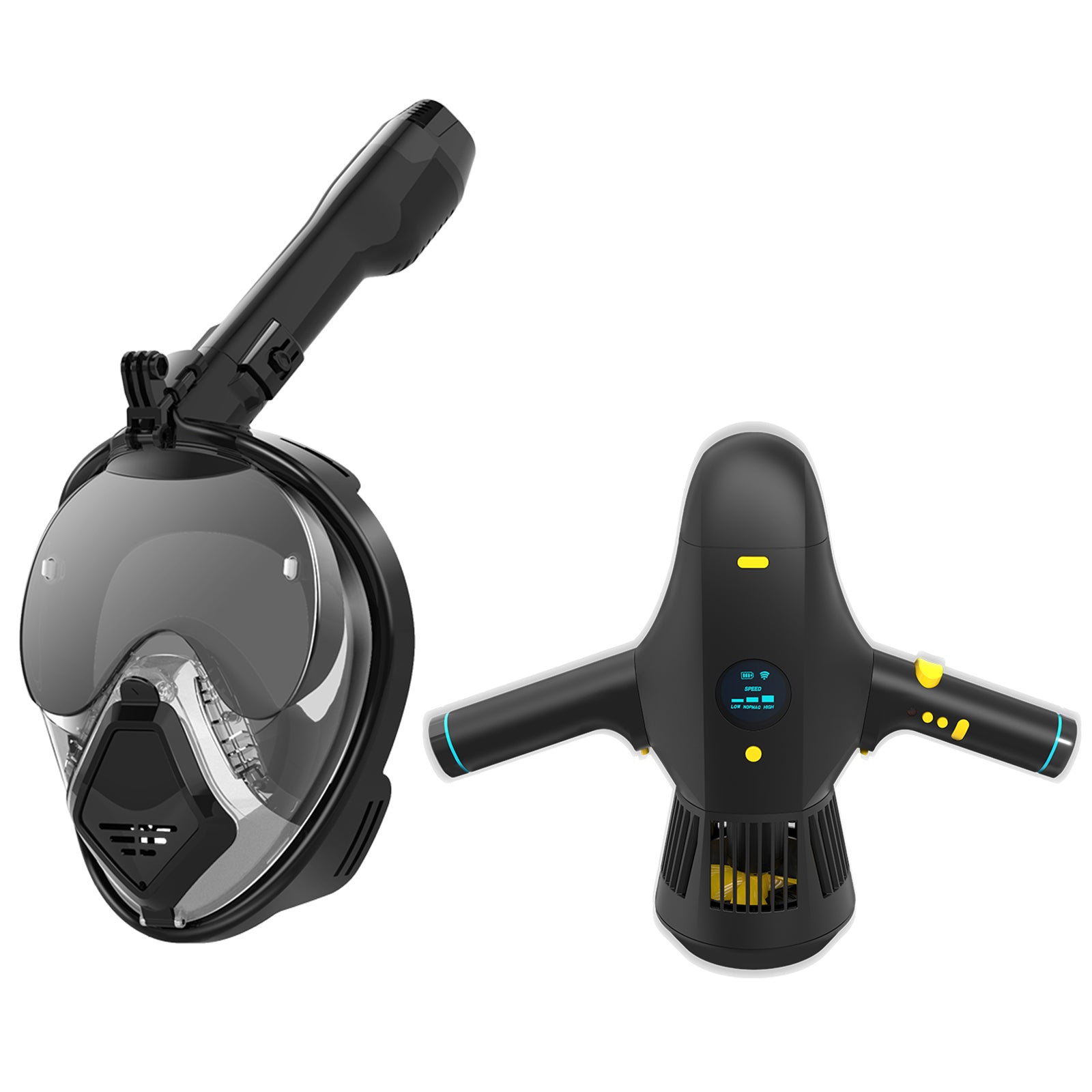 Hyper-M8038 Snorkel Full Face Mask - Hyper living