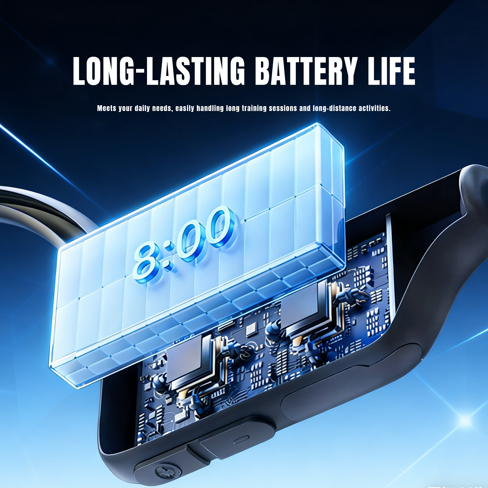 Waterproof Bone Conduction Swimming Headphones – Bluetooth Open-Ear - Hyper living