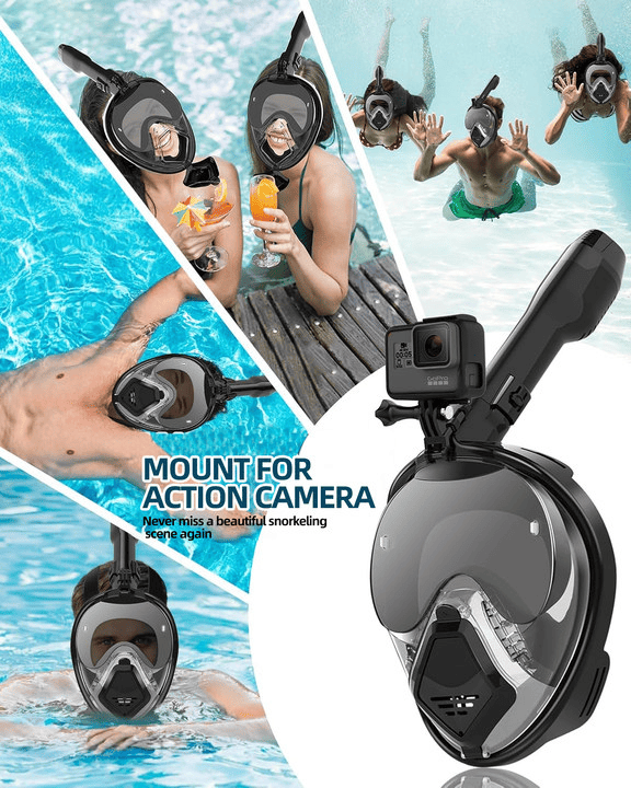 Hyper-M8038 Snorkel Full Face Mask - Hyper living