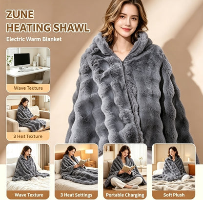 🔥Wearable Heating Shawl – Stay Cozy Anywhere You Want❄️
