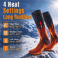 Heated Socks with 4 Heat Levels & Rechargeable Battery
