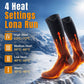Heated Socks with 4 Heat Levels & Rechargeable Battery - Hyper living