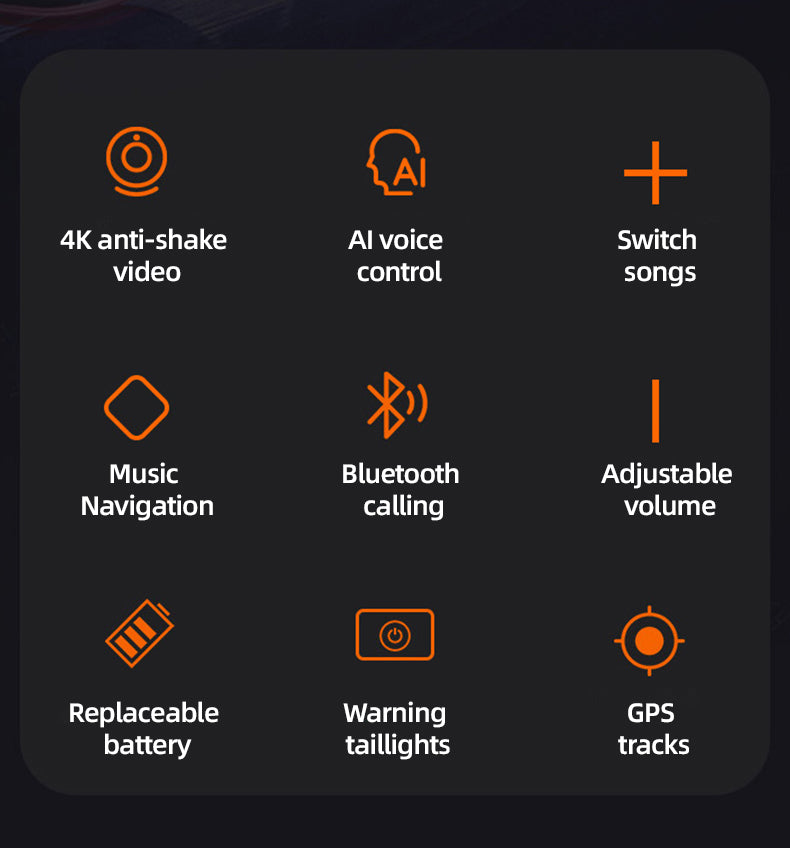 Smart Bluetooth Motorcycle Helmet - Hyper living