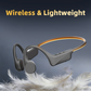 Open-Ear Design Glow Bone Conduction Headphones for Night Running ,Cycling & Outdoor Activities - Hyper living