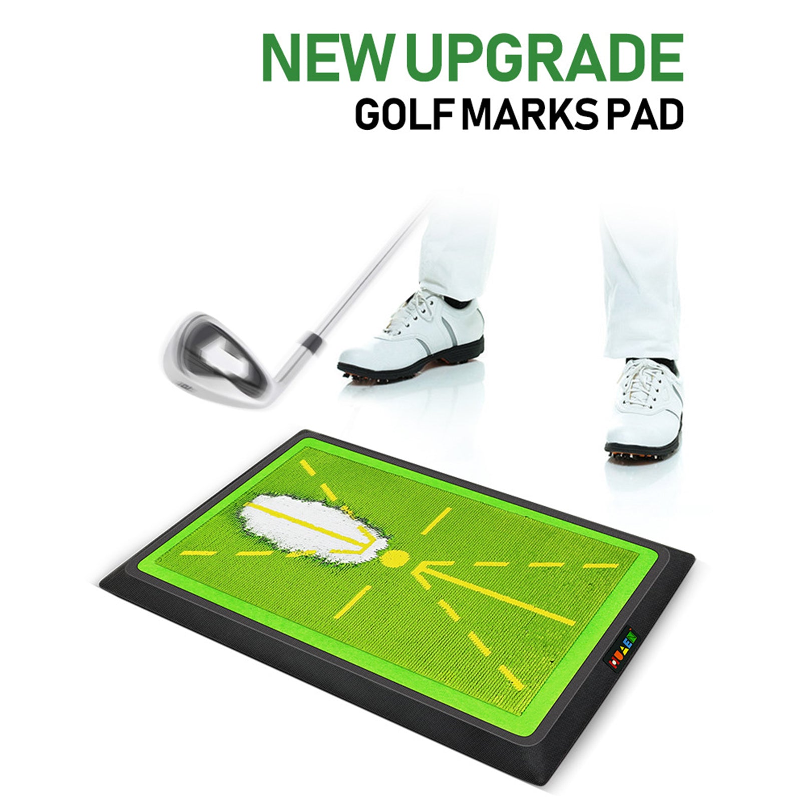 Hyper-Pro Golf Swing Training Mat – Instant Feedback & Durable Rubber Base - Hyper living
