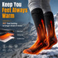 Heated Socks with 4 Heat Levels & Rechargeable Battery - Hyper living