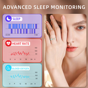 Vintage Smart Ring – Track Sleep, Steps & Heart Rate