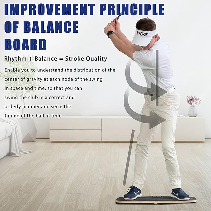 Hyper-Pro Golf Balance Trainer - Smart Weight Transfer Board with Sound Feedback - Hyper living