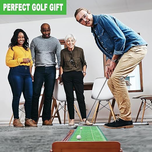 Hyper-Smart Golf Putting Trainer – Automatic Ball Return + Magnetic Track for Easy Setup - Hyper living