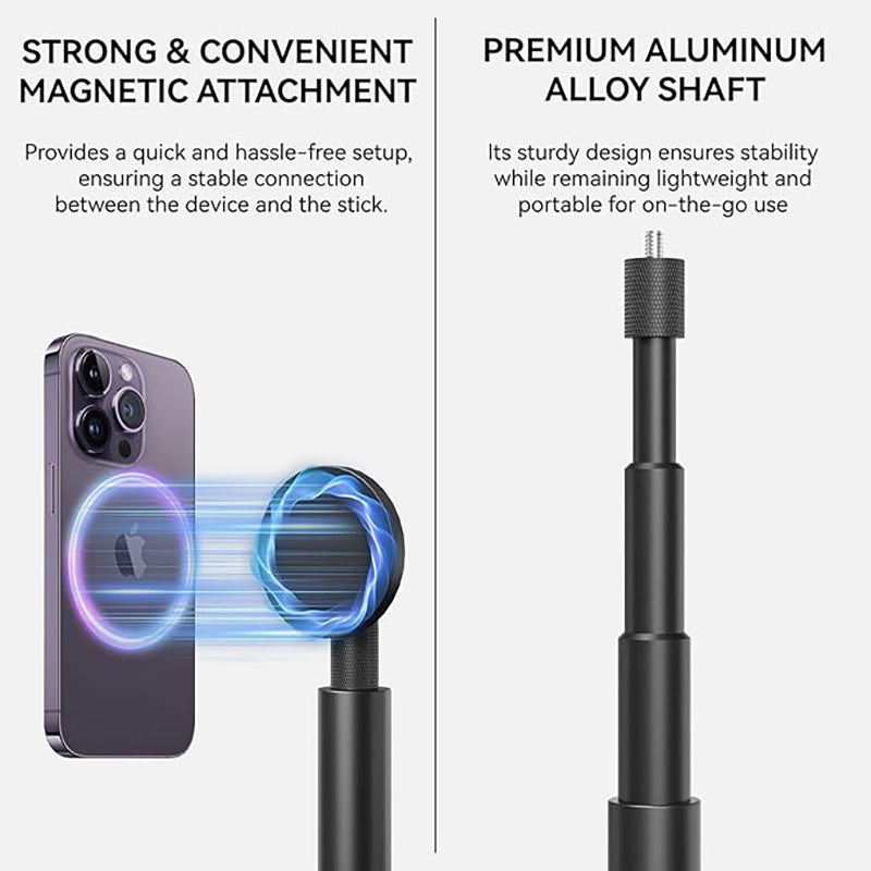 Hyper-Pro Golf Phone Mount & Camera Stand - 360° Magnetic Attachment + Adjustable Height - Hyper living