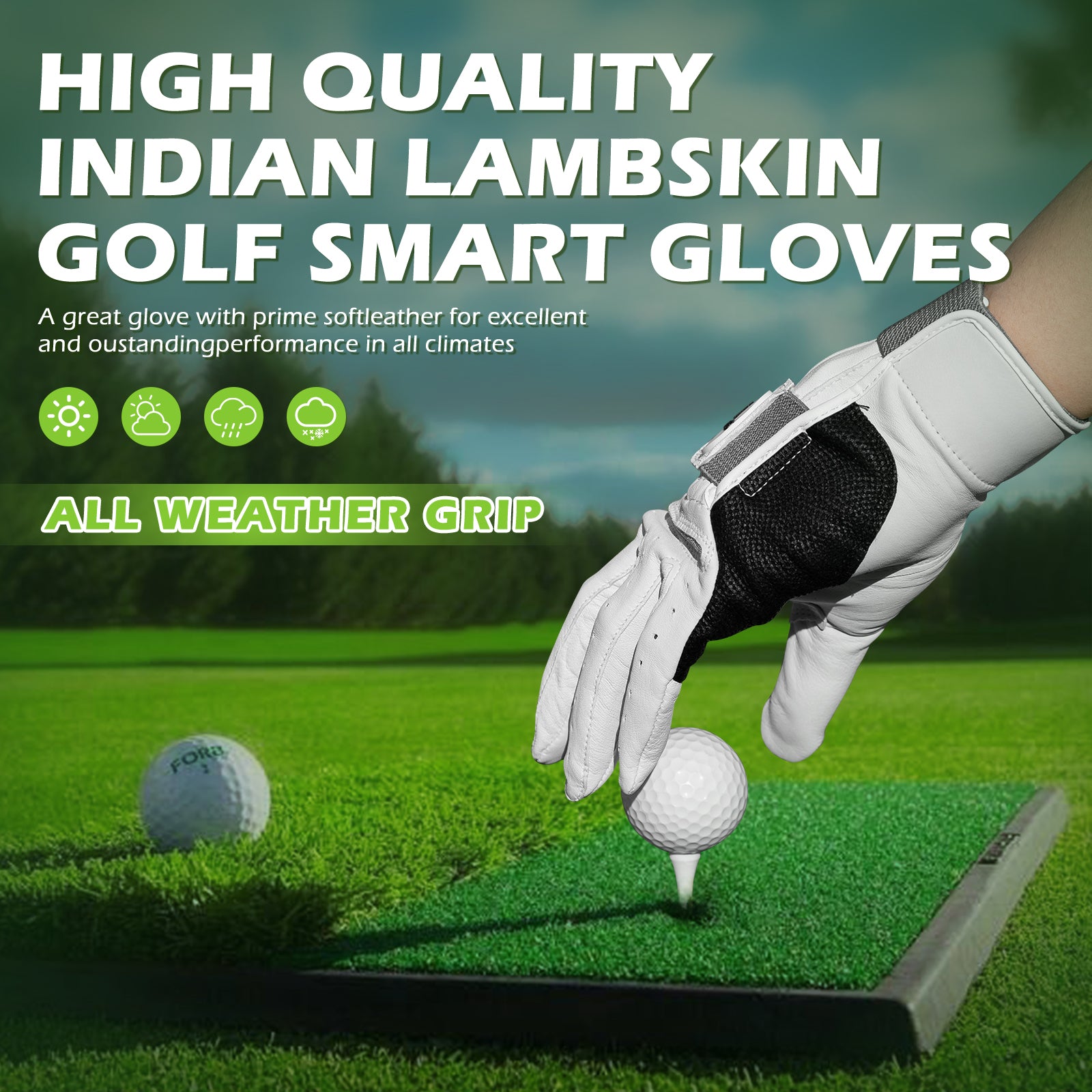 Hyper-Pro Swing Golf Gloves - Smart Correction & All-Weather Grip - Hyper living