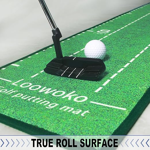 Hyper-Smart Golf Putting Trainer – Automatic Ball Return + Magnetic Track for Easy Setup - Hyper living