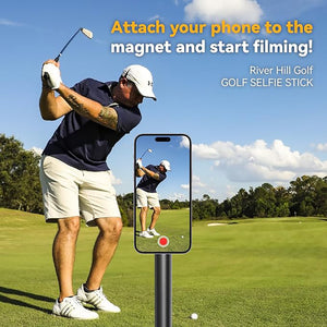 Hyper-Pro Golf Phone Mount & Camera Stand - 360° Magnetic Attachment + Adjustable Height - Hyper living