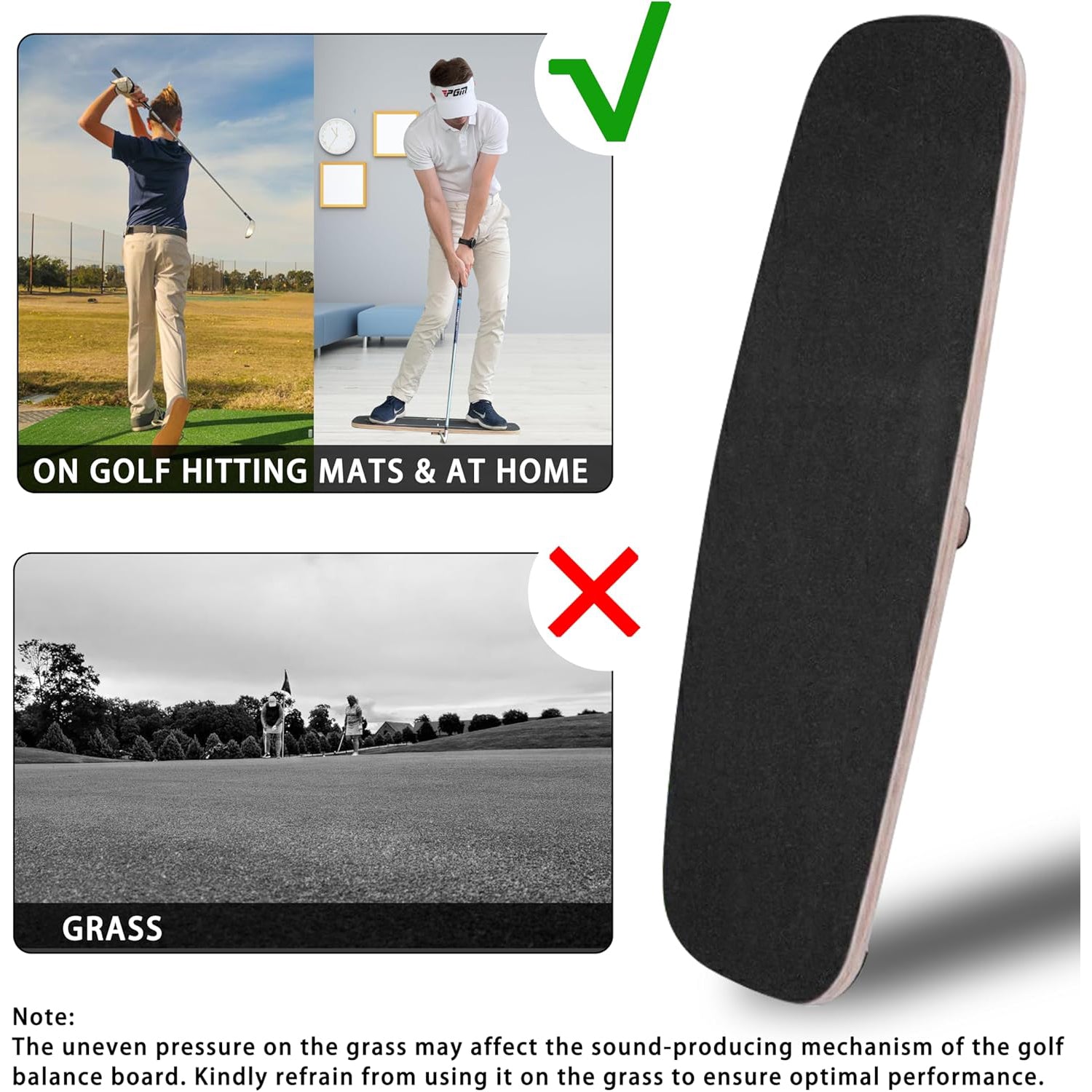 Hyper-Pro Golf Balance Trainer - Smart Weight Transfer Board with Sound Feedback - Hyper living