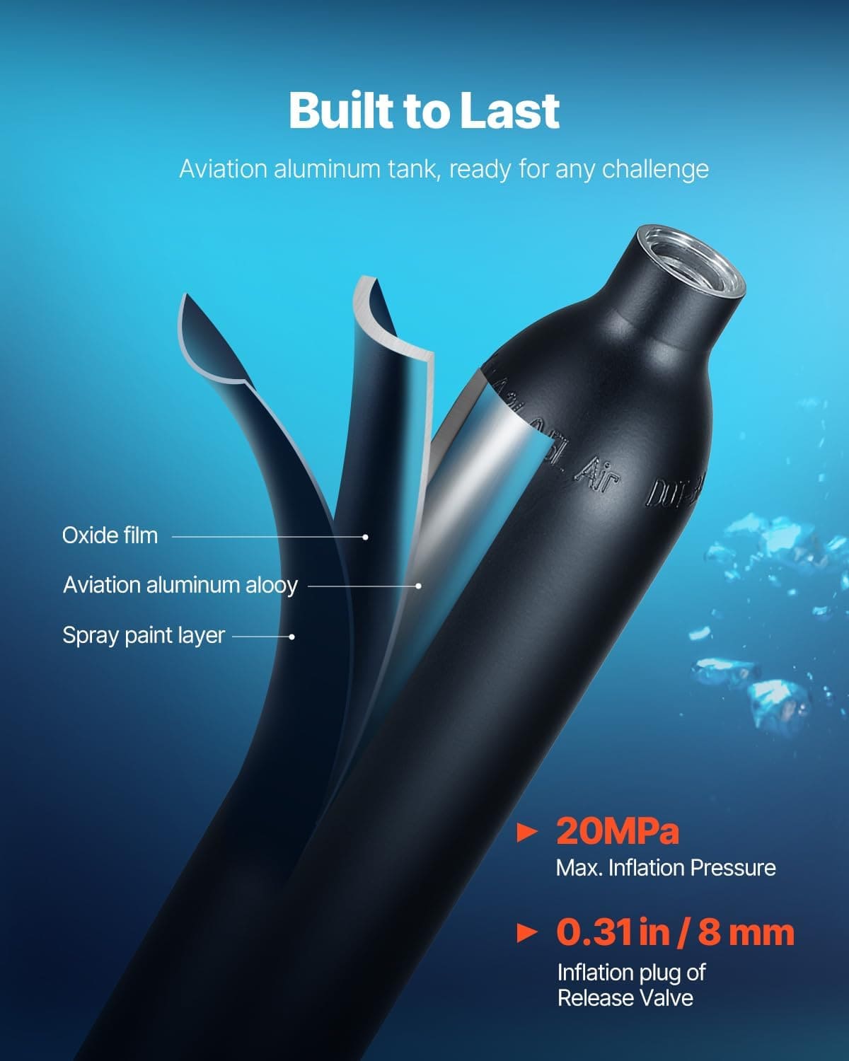 K2 Snorkel Mask Set with Mini Scuba Tank & Air Pump - Hyper living