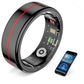 Stainless Steel Smart Ring with Heart Rate, Sleep & Activity Tracking