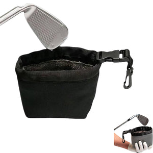 Portable Golf Cleaning Pouch – Club & Ball Cleaner with Detachable Clip - Hyper living