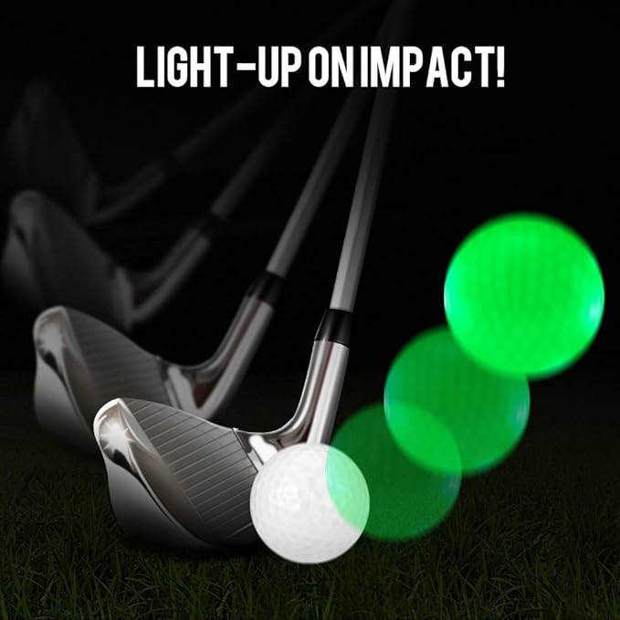 Pro LED Night Golf Balls (6 Pack) - Hyper living