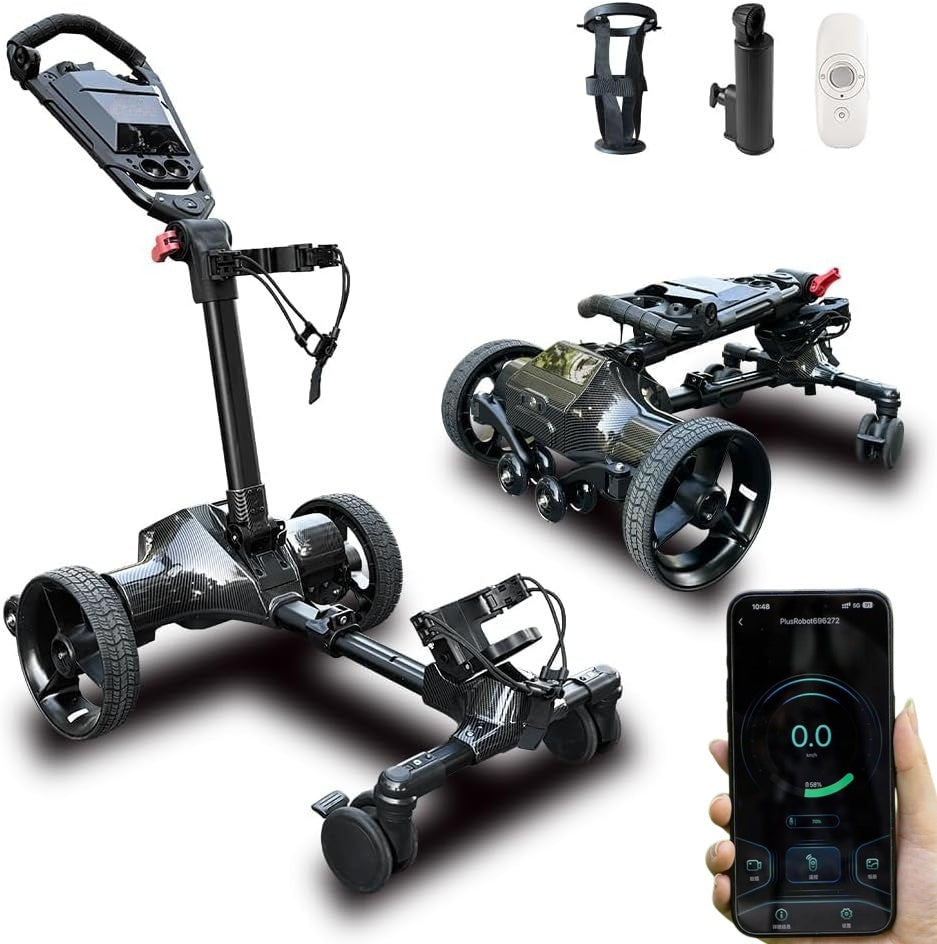 Auto-Follow Electric Golf Caddy — Remote & App Control - Hyper living