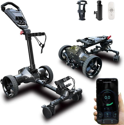 Auto-Follow Electric Golf Caddy — Remote & App Control