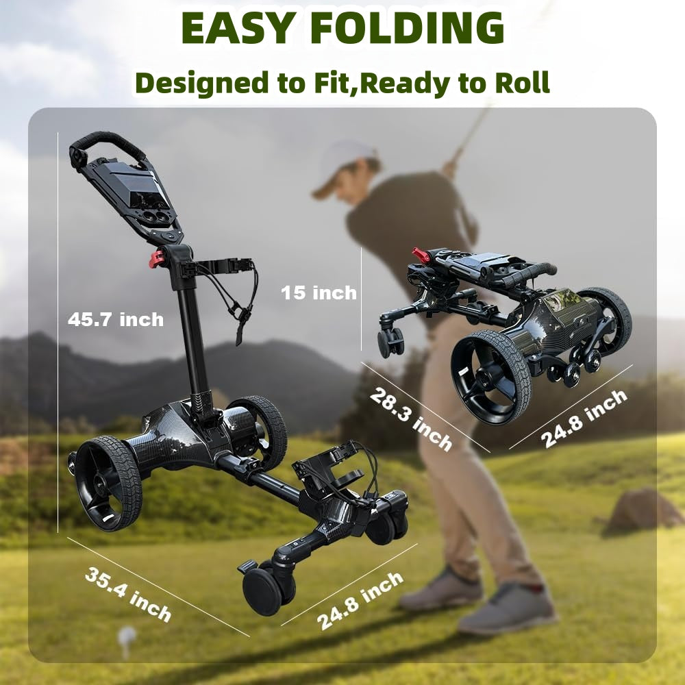 Auto-Follow Electric Golf Caddy — Remote & App Control - Hyper living