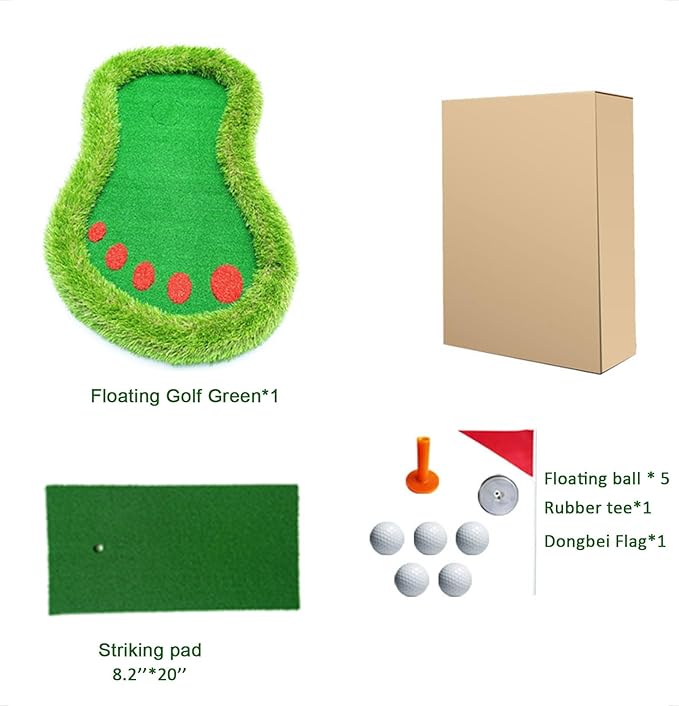Floating Golf Chipping Green for Pool – Practice Anywhere on Water - Hyper living