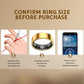 Solid Color Stainless Steel Smart Ring – Waterproof, Heart Rate, Sleep & Fitness Tracker
