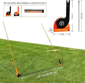 All-in-One Golf Alignment Plane Trainer with Angle Plate - Hyper living