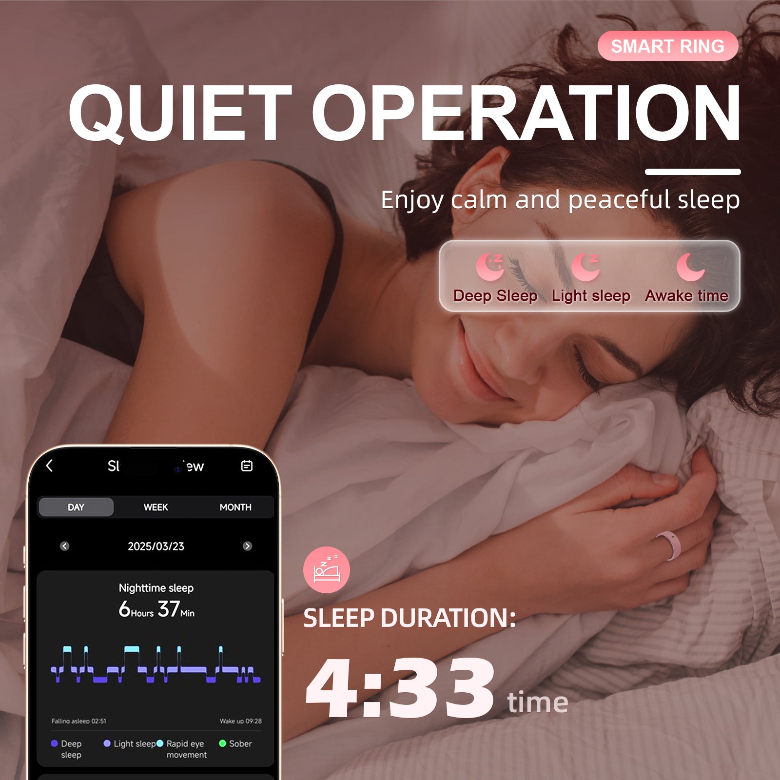 R05 | AI Health & Gesture Control Smart Ring - Hyper living