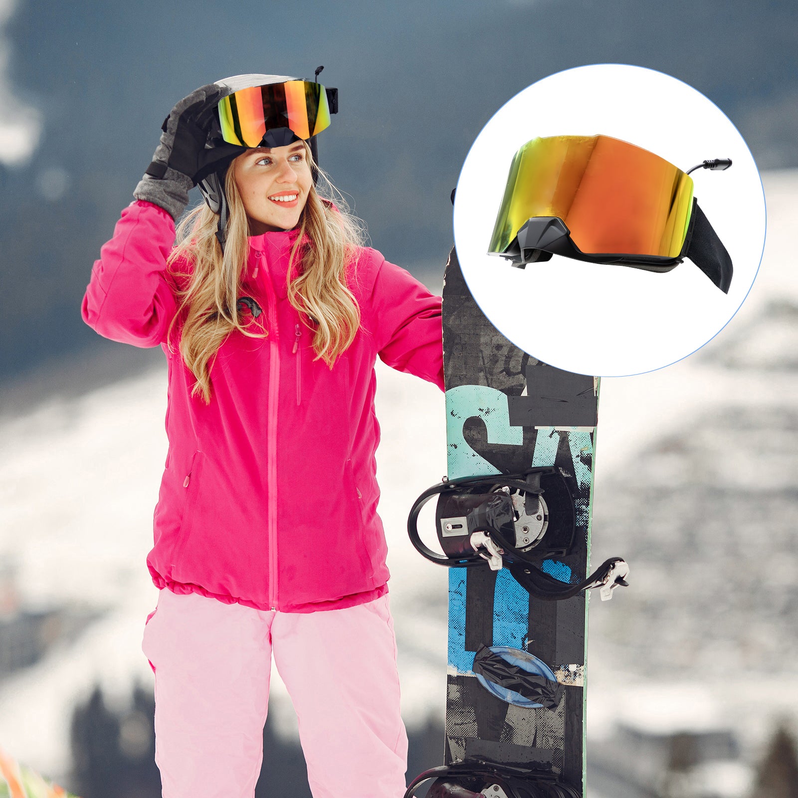 Polar Heated Ski Goggles - Hyper living