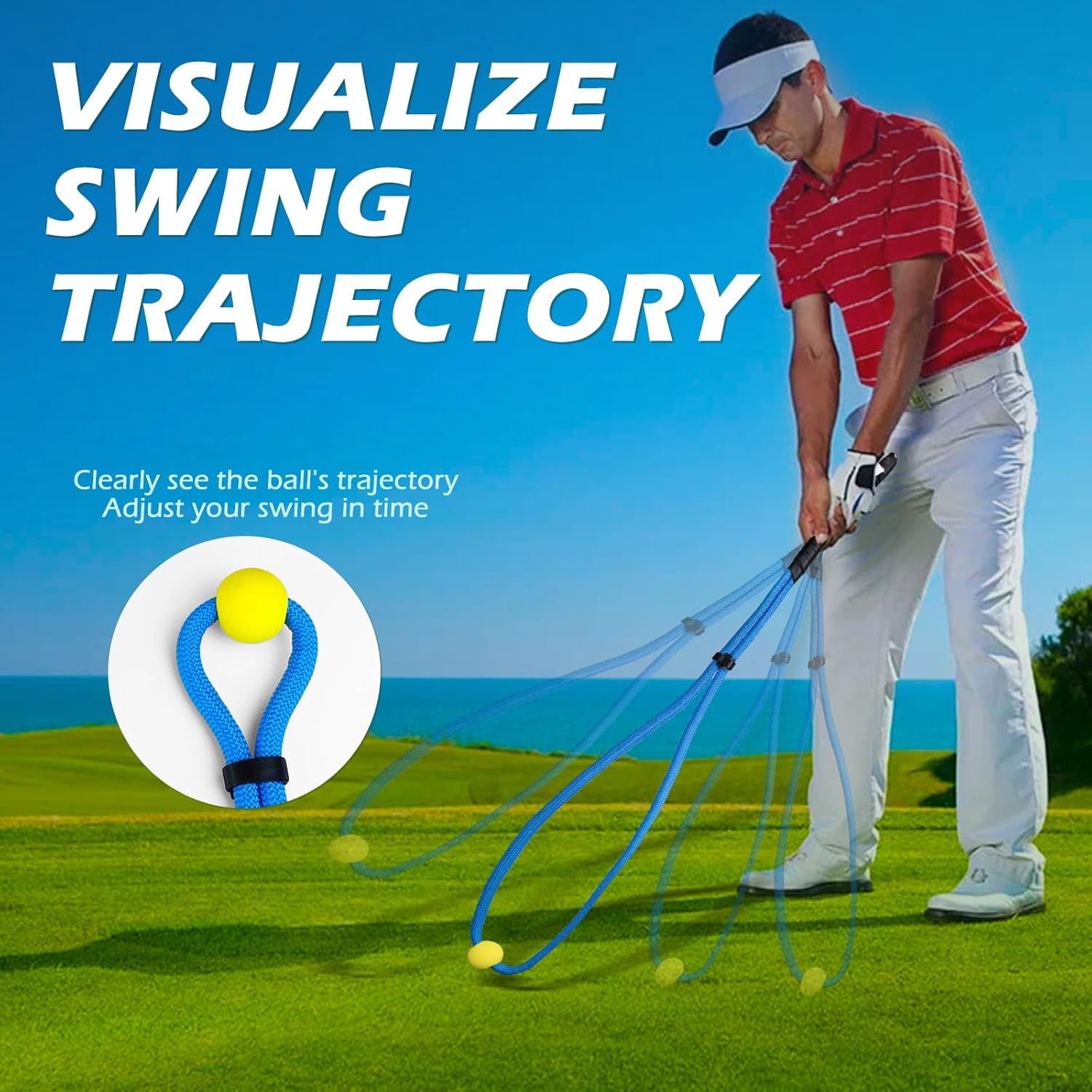 Pro Swing Rope Trainer – Golf Posture Corrector & Power Builder - Hyper living