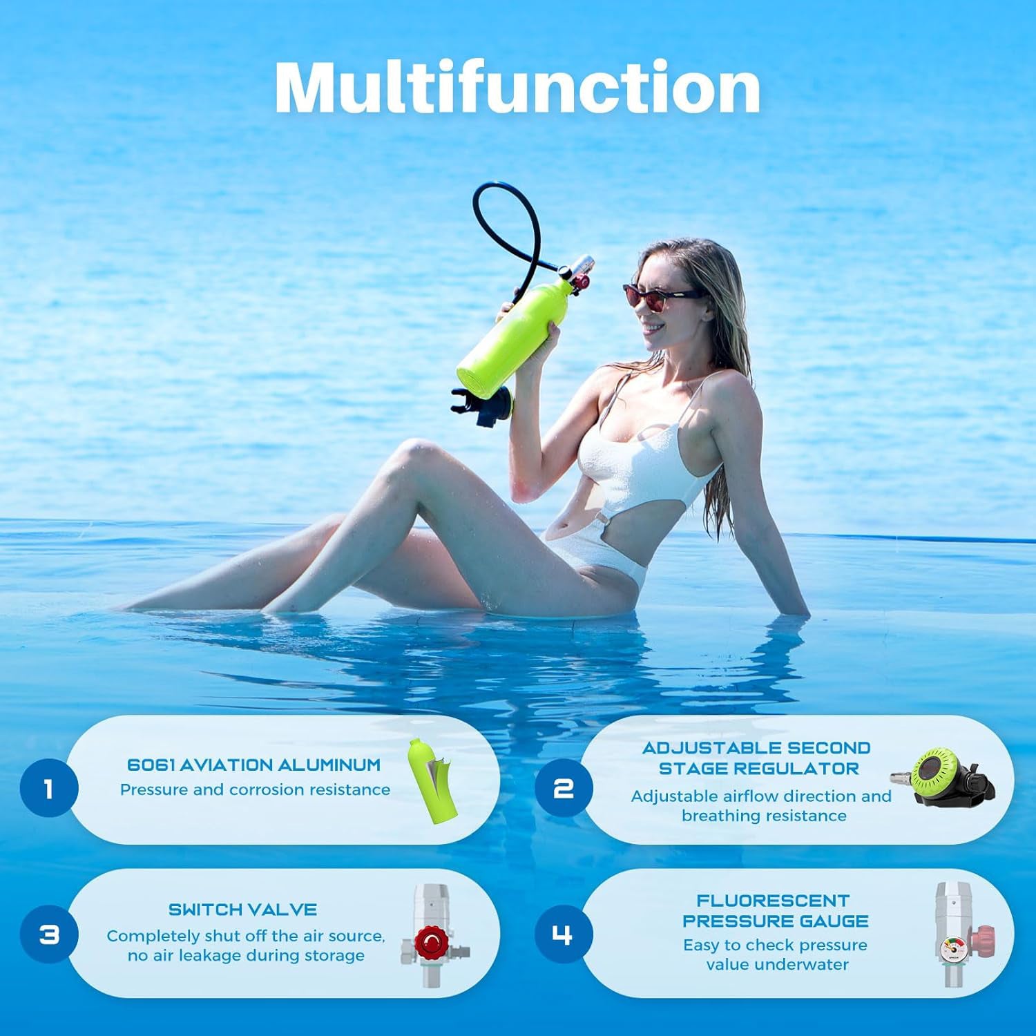 Hyper S400 1L Mini Scuba Tank - Hyper living
