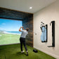 Wall-Mounted Golf Bag Rack | Foldable Adjustable Storage - Hyper living