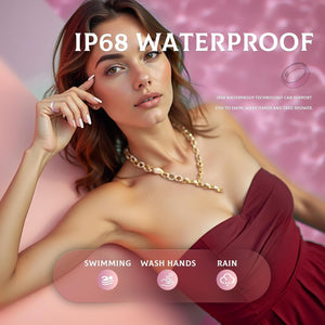 Pink Ceramic Smart Ring – Sleep, Heart Rate & Activity Tracking - Hyper living