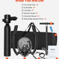 K2 Snorkel Mask Set with Mini Scuba Tank & Air Pump - Hyper living
