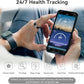 Titanium Smart Ring with Skin Temperature & Women’s Health Tracking