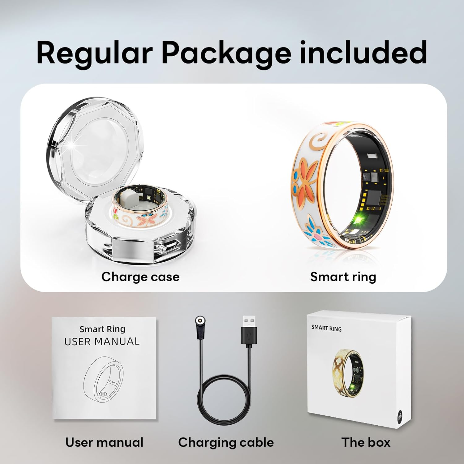 Vintage Smart Ring – Track Sleep, Steps & Heart Rate - Hyper living
